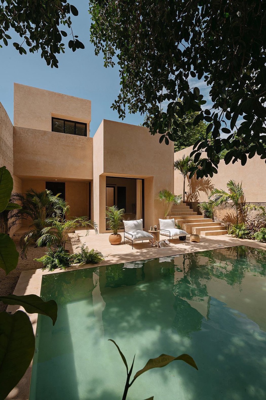Pool courtyard